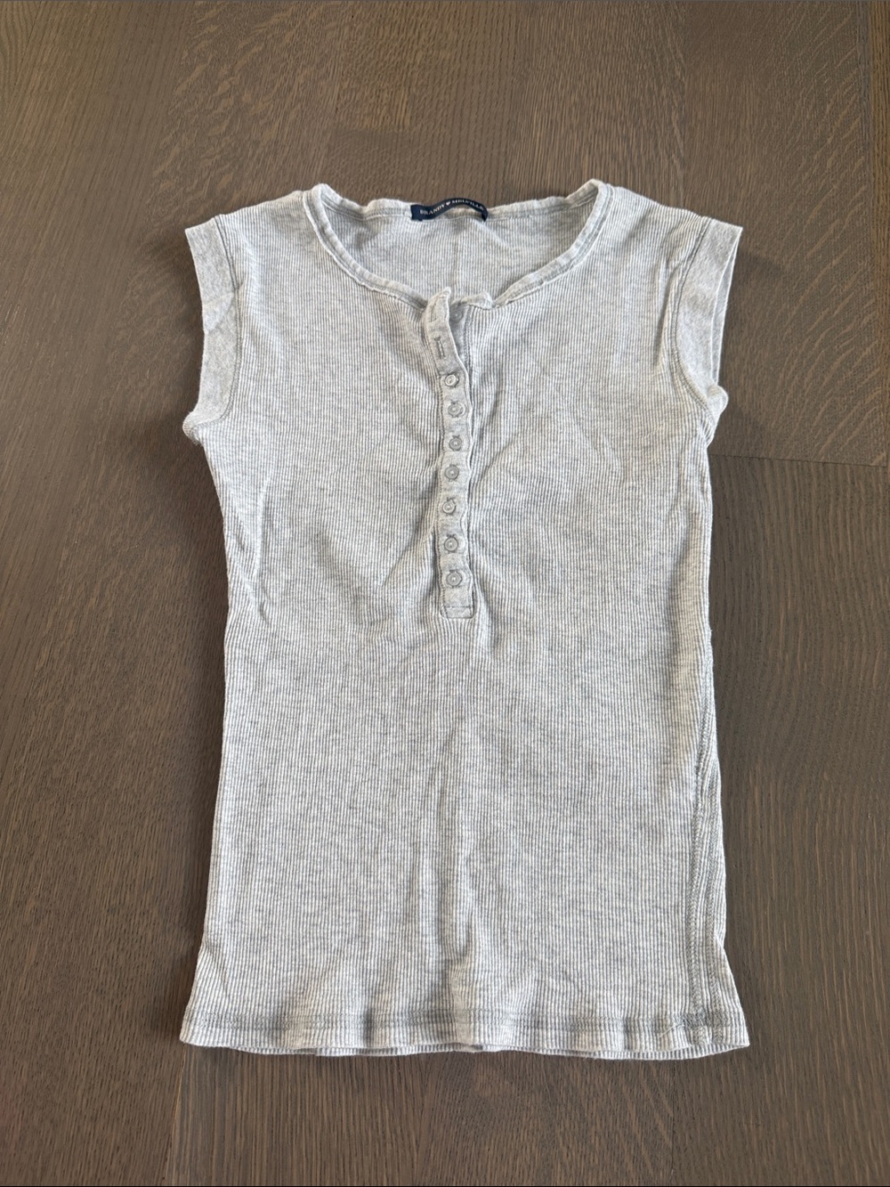 Brandy Melville grey ribbed tank